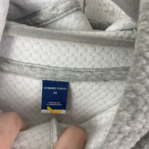 Old Navy Hoodie Women’s M Gray Textured Pull Over Hooded Sweatshirt NWT $54.99 - Picture 6 of 11